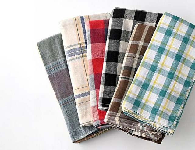 イタワ織り チェック柄 マルチカバー 225×150cm｜ゼネラルストア オルネ