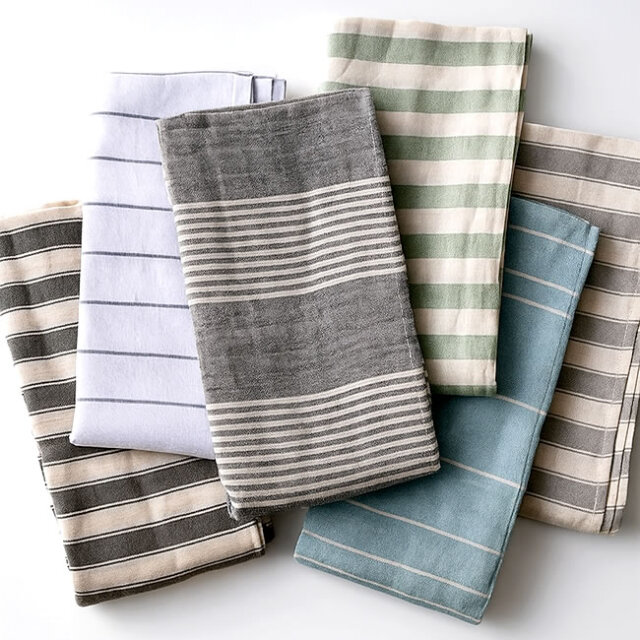 マルチカバー ストライプ - カーテンやテーブルクロス、ハンドメイド