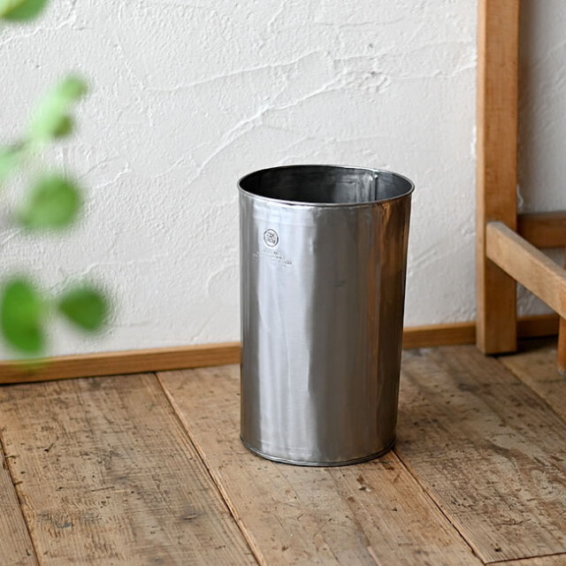 トラッシュ缶 ホーロー アンティーク調 トラッシュ缶 ホーロー ゴミ箱 白 雑貨 アンティーク TRASH 収納