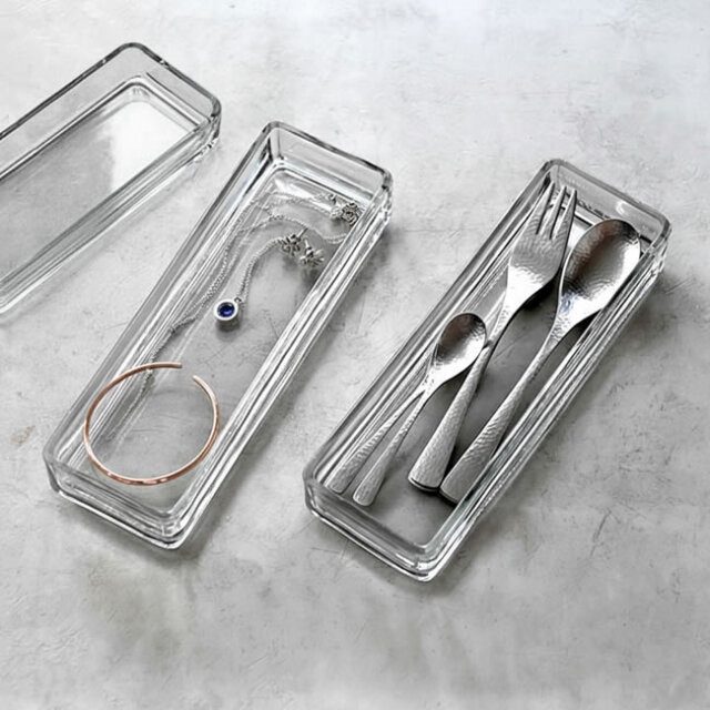 PUEBCO ガラスオーガナイザー GLASS STACKING ORGANIZER | ゼネラル