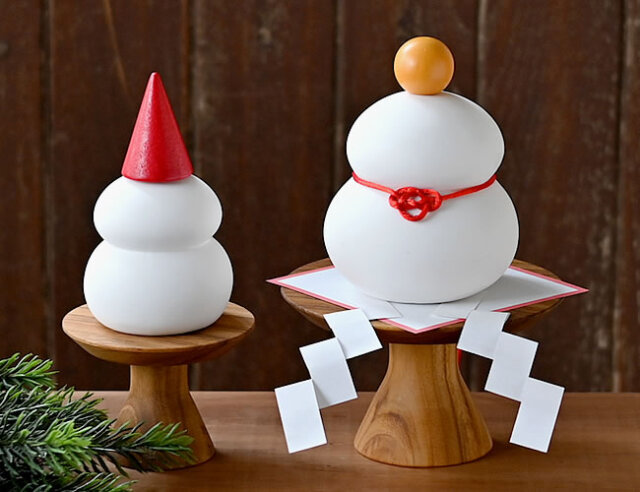 雪だるま / 鏡餅 2WAY オブジェ | ゼネラルストア オルネ