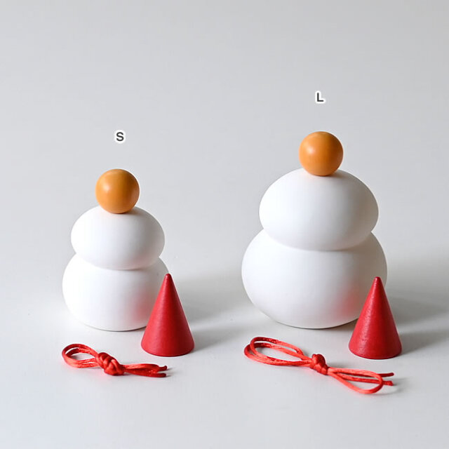 雪だるま / 鏡餅 2WAY オブジェ | ゼネラルストア オルネ