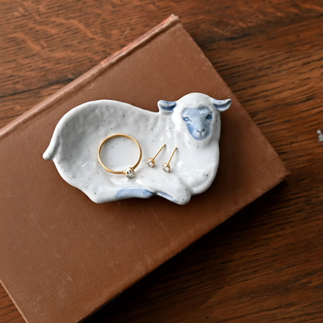 動物の染付豆皿「Koti」｜カモ・シカ・ヒツジ｜ゼネラルストア オルネ