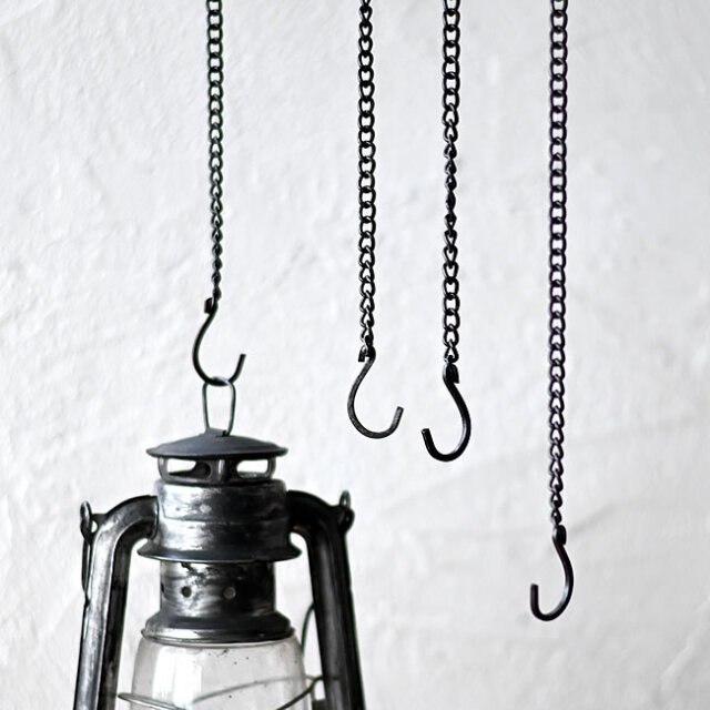 特注メタル 金フックチェーン セット 楽天市場】チェーンフックL アイアン 全長45.5cm （ チェーン