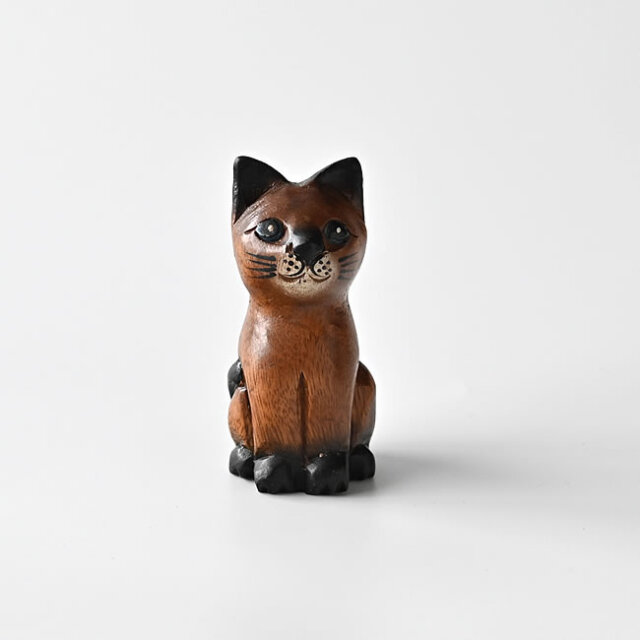 アカシア 木彫りネコ | ゼネラルストア オルネ