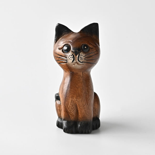 アカシア 木彫りネコ | ゼネラルストア オルネ