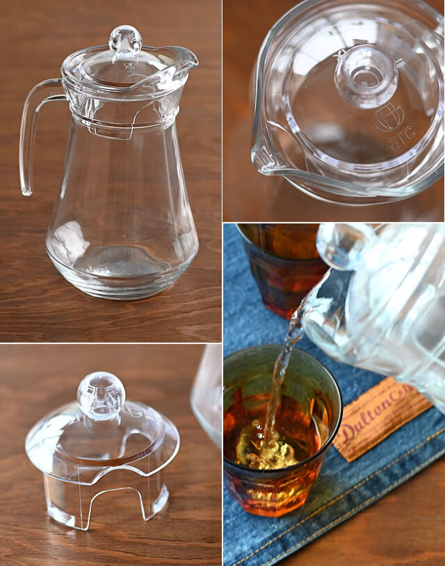 ガラスピッチャー Pewter ガラスピッチャー Squirrel & Brunch