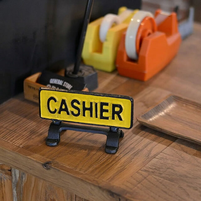 スタンドサイン CASHIER