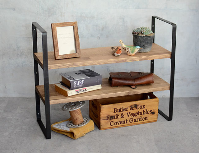 フレームシェルフ ブラケット S 棚受け アイアンブラケット