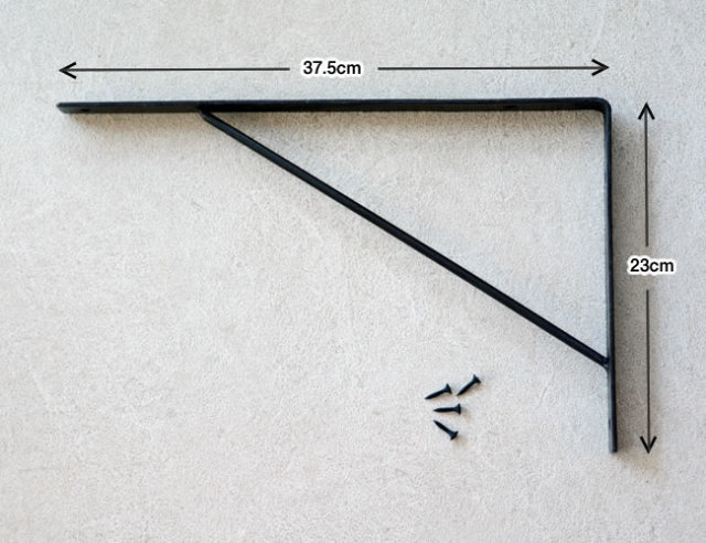 DELTA アイアンブラケット L アイアン棚受け | ゼネラルストア オルネ