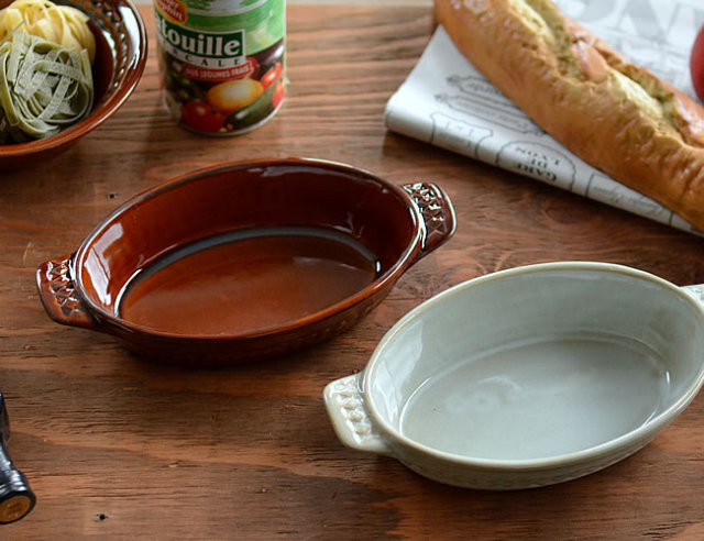 スカンジナビア グラタンプレート ナチュラル雑貨のオルネ ナチュラル