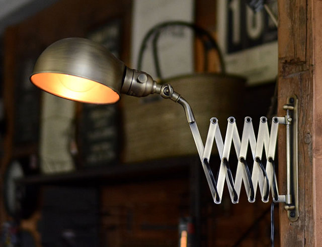 シザーランプ　スタンドランプ シザー ブラケットライト WALL ナチュラルインテリア 生活雑貨の