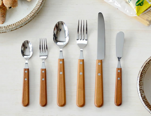 プロバンス カトラリー 木製ハンドル | ゼネラルストア オルネ