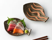 FOLK ART フィッシュ 中皿 *