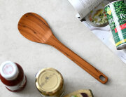 チークの木べら キャンバー