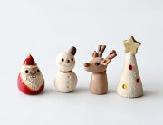 信楽焼 クリスマス プチドール
