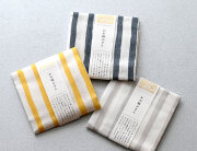 かや織ふきん よろけ縞 *