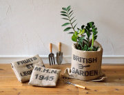 ステンシルロゴ ジュートバッグ TALL