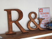 SERIF　ウッドレター　アルファベット