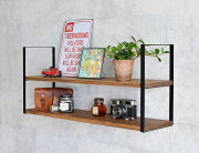 Able シェルフブラケット ワイド 2段