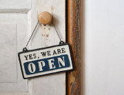 リバーシブル サインプレート OPEN & CLOSE *