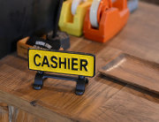 スタンドサイン CASHIER