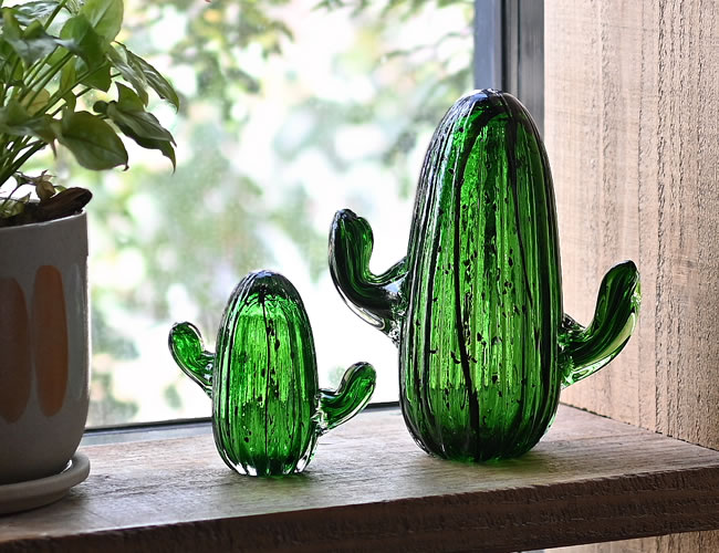 CACTUS ガラスオーナメント