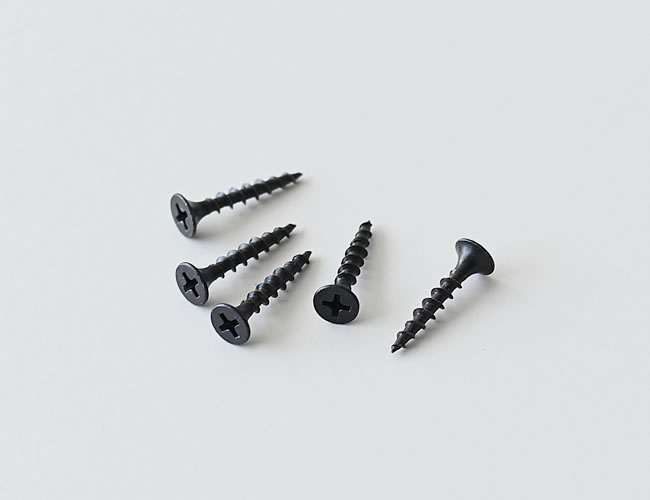 コーススレッドビス ブラック 5本セット *