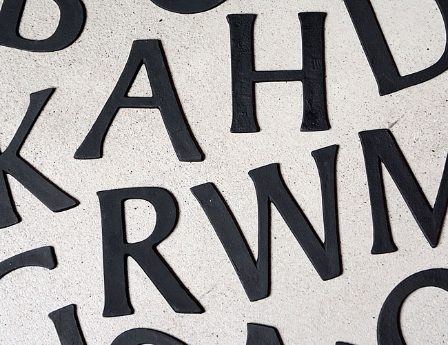 ブラスレター アルファベット L 大文字 *