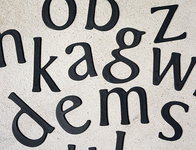 ブラスレター アルファベット L 小文字 *