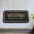 WELCOME コイヤーマット BK