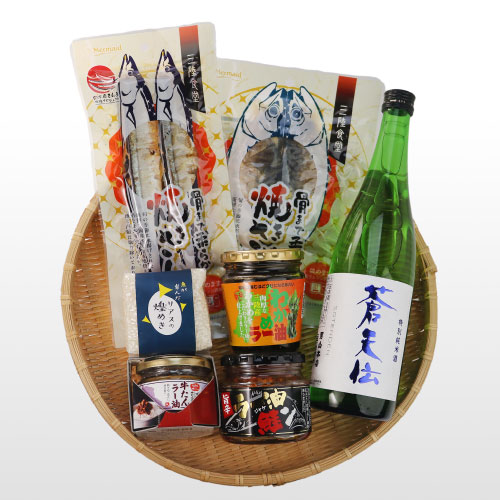 焼き魚と旨辛ごはんの晩酌セット  送料無料