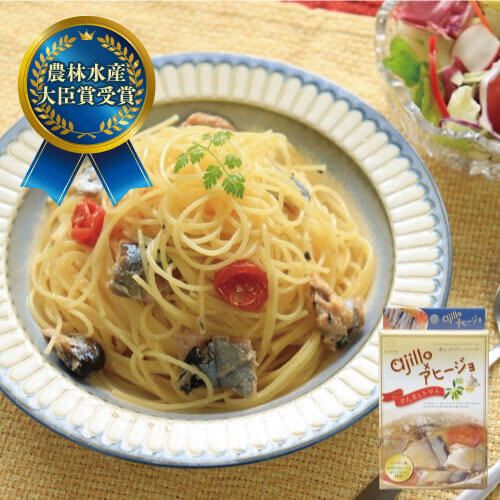 宮城県水産加工品品評会 農林水産大臣賞 さんまとトマトのアヒージョ