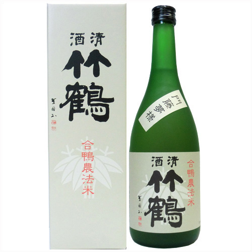 清酒竹鶴合鴨農法米純米720ML