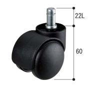 学習椅子・ＶＣ２用ナイロンキャスター　 G93897X