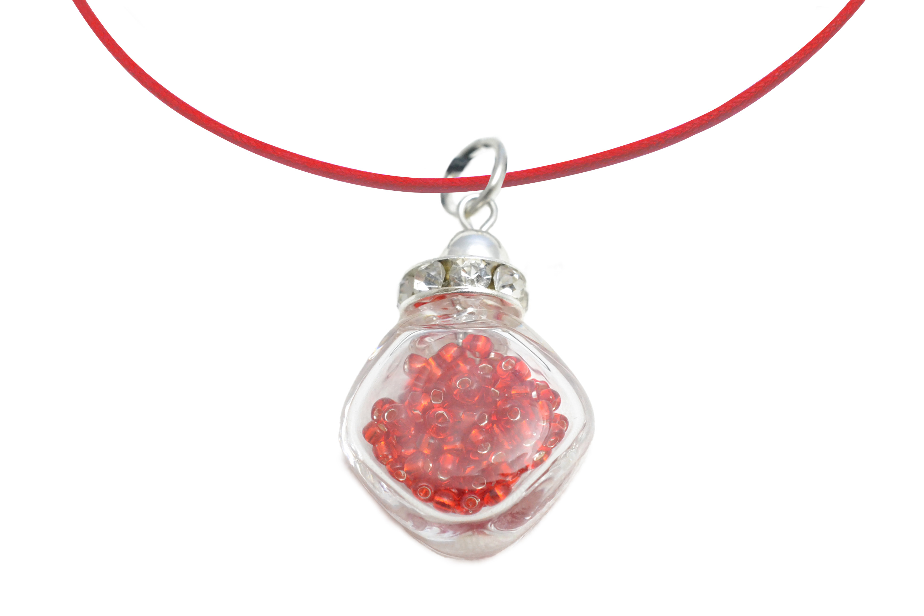 小瓶型ペンダントトップ