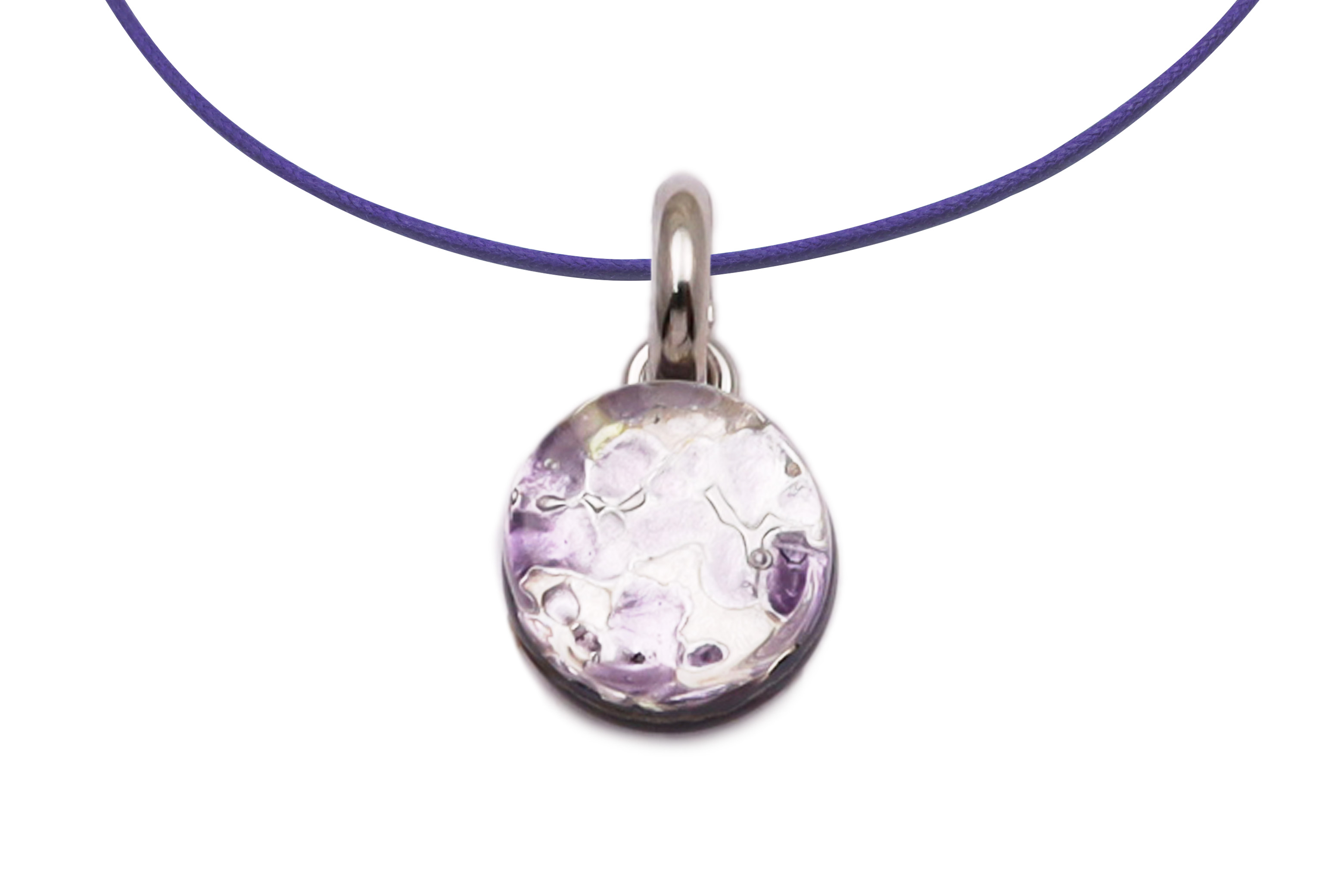 ムラーノグラスペンダント　サークル型ペンダントトップ11mm