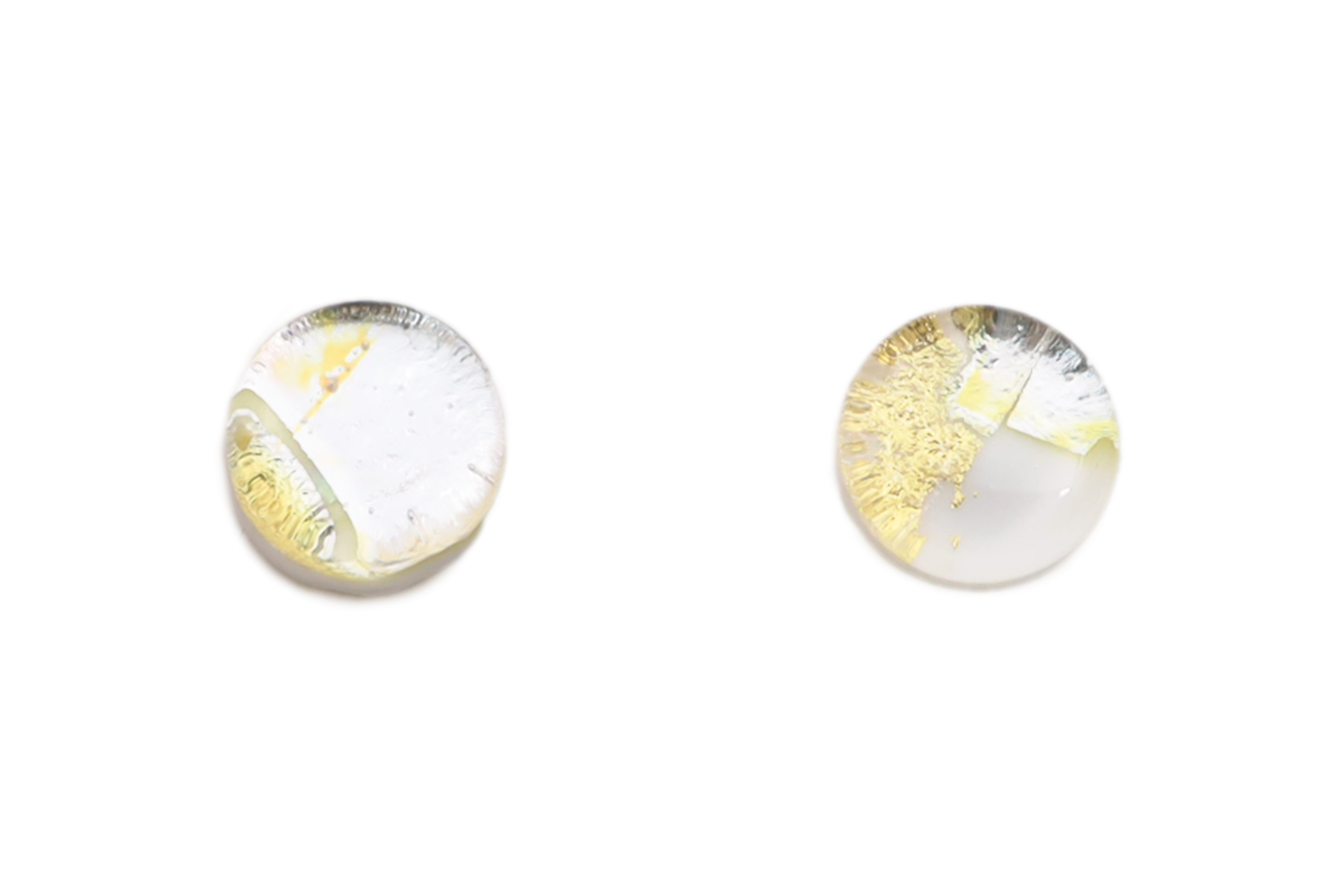 ムラーノグラス　サークル型ピアス