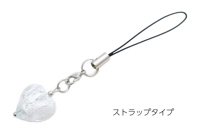 ベネチンビーズ　ハート型
