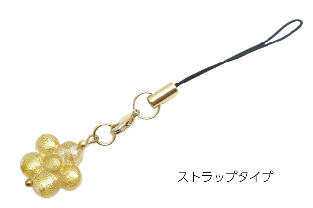 ベネチアンビーズ　フラワー型