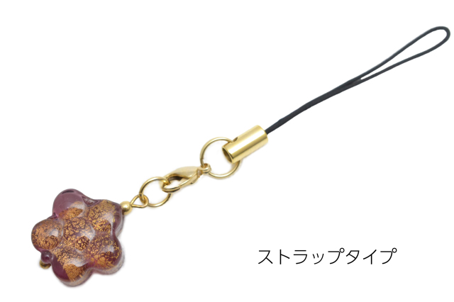 ベネチアンビーズ　フラワー型