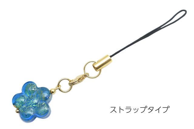 ベネチアンビーズ　フラワー型