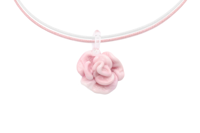 ランプワーク　薔薇