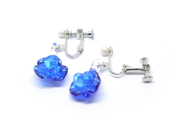 ムラーノグラス ピアス