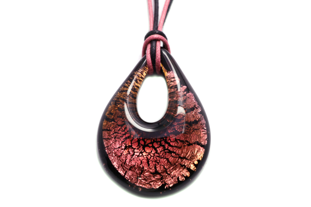 ムラーノグラスアクセサリー　ランプワーク　ティアドロップ