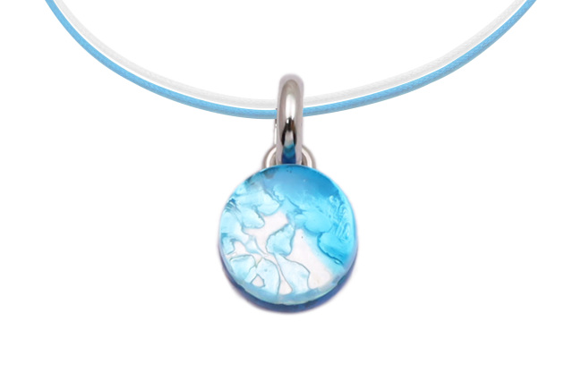 ムラーノグラスペンダント　サークル型ペンダントトップ11mm