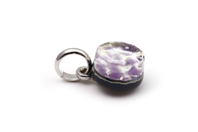 ムラーノグラスペンダント　サークル型ペンダントトップ11mm