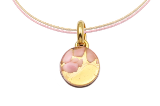 ムラーノグラスペンダント　サークル型ペンダントトップ11mm