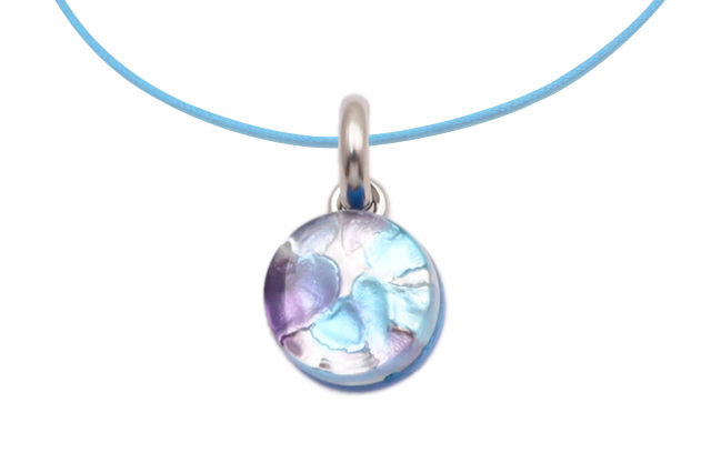 ムラーノグラスペンダント　サークル型ペンダントトップ11mm