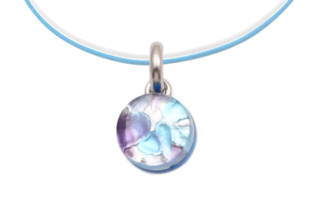 ムラーノグラスペンダント　サークル型ペンダントトップ11mm